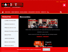 Tablet Screenshot of 3detrebol.com